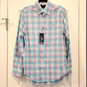 Vineyard vines mens whale shirt,  S